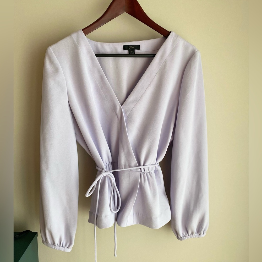 J. Crew Wrap Blouse